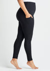 Rachel Shaping Legging with Side Pockets - Cotton Stretch from Yummie in Black - 2