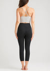 Gloria 7/8 Ankle Shaping Legging with Pockets - Cotton Stretch from Yummie in Black - 10