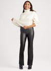 Faux Leather Shaping Bootcut Legging from Yummie in Faux Leather Shaping Bootcut Legging - 10