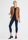 Remy Cropped Denim Shaping Legging w/ Released Hem from Yummie in Remy Cropped Denim Shaping Legging w/ Released Hem - 12