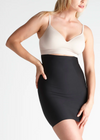 Hidden Curves Firm Shaping High Waist Skirt Slip from Yummie in Black - 2