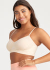 Audrey Unlined Bralette - Outlast® Seamless from Yummie in Frappe - 2