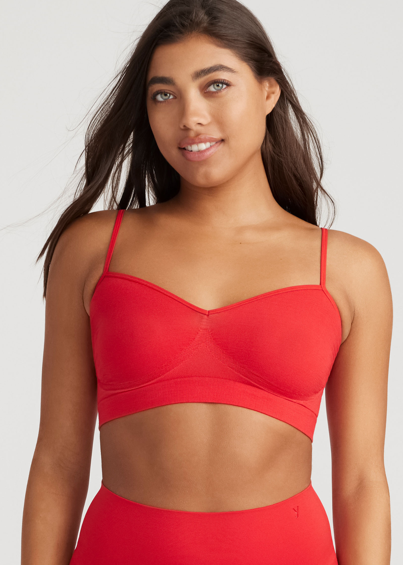 Urban Outfitters Red Out From Under Seamless Stretch Lace Bralette