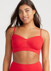 Audrey Unlined Bralette - Outlast® Seamless from Yummie in Salsa - 2