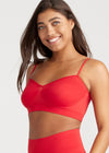 Audrey Unlined Bralette - Outlast® Seamless from Yummie in Salsa - 3