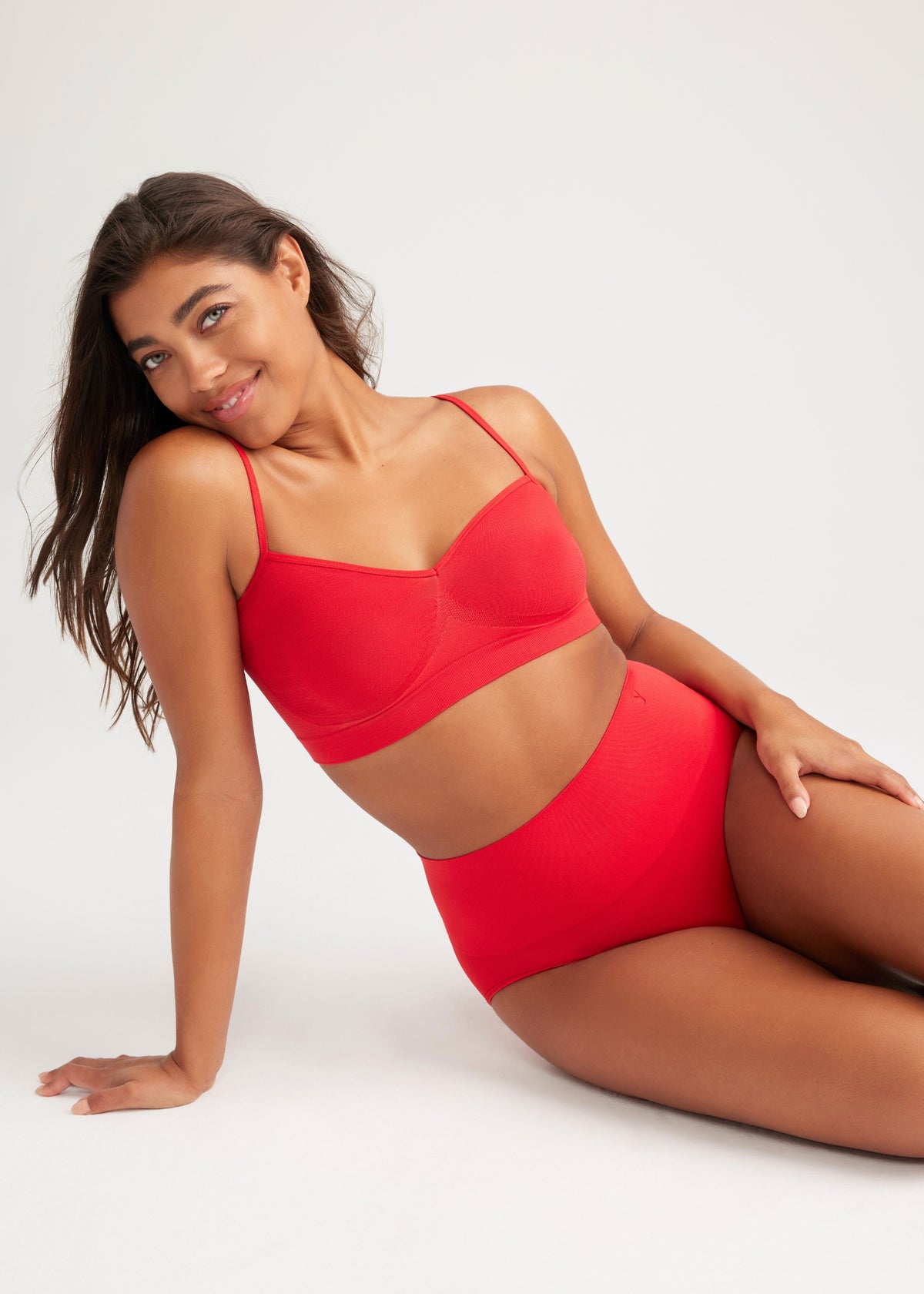 Audrey Unlined Bralette - Outlast® Seamless from Yummie in Salsa  - 1
