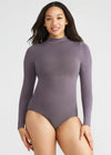 Madelyn Mock Neck Long Sleeve Shaping Bodysuit - Outlast® Seamless from Yummie in Madelyn Mock Neck Long Sleeve Shaping Bodysuit - Outlast® Seamless - 8