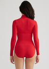 Madelyn Mock Neck Long Sleeve Shaping Bodysuit - Outlast® Seamless from Yummie in Madelyn Mock Neck Long Sleeve Shaping Bodysuit - Outlast® Seamless - 9