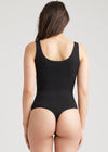 Ruby Shaping Thong Bodysuit - Cotton Seamless from Yummie in Black - 4