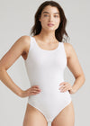 Ruby Shaping Thong Bodysuit - Cotton Seamless from Yummie in White - 1