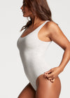 Ruby Shaping Thong Bodysuit - Cotton Seamless from Yummie in Ruby Shaping Thong Bodysuit - Cotton Seamless - 10