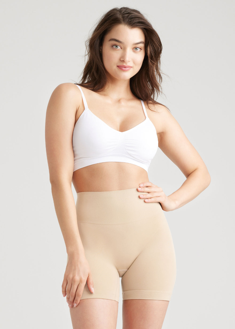 Yummie Ultralite Seamless Smoothing Shortie, Frappe, Size M/L, from Soma
