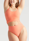 Ultralight Shaping Thong - Seamless from Yummie in Peach Echo - 2