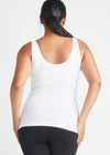 2-Way Shaping Tank - Outlast® Seamless from Yummie in White - 4