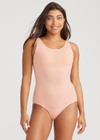 Ruby Shaping Full Back Bodysuit - Cotton Seamless from Yummie in Ruby Shaping Full Back Bodysuit - Cotton Seamless - 7