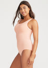 Ruby Shaping Full Back Bodysuit - Cotton Seamless from Yummie in English Rose - 4