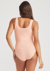 Ruby Shaping Full Back Bodysuit - Cotton Seamless from Yummie in Ruby Shaping Full Back Bodysuit - Cotton Seamless - 8