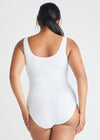 Ruby Shaping Full Back Bodysuit - Cotton Seamless from Yummie in White - 4