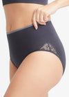 Ultralight Shaping Brief with Lace - Seamless from Yummie in Black Lace - 1