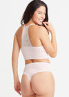 Ultralight Shaping Thong with Lace - Seamless from Yummie in Lotus Lace - 3