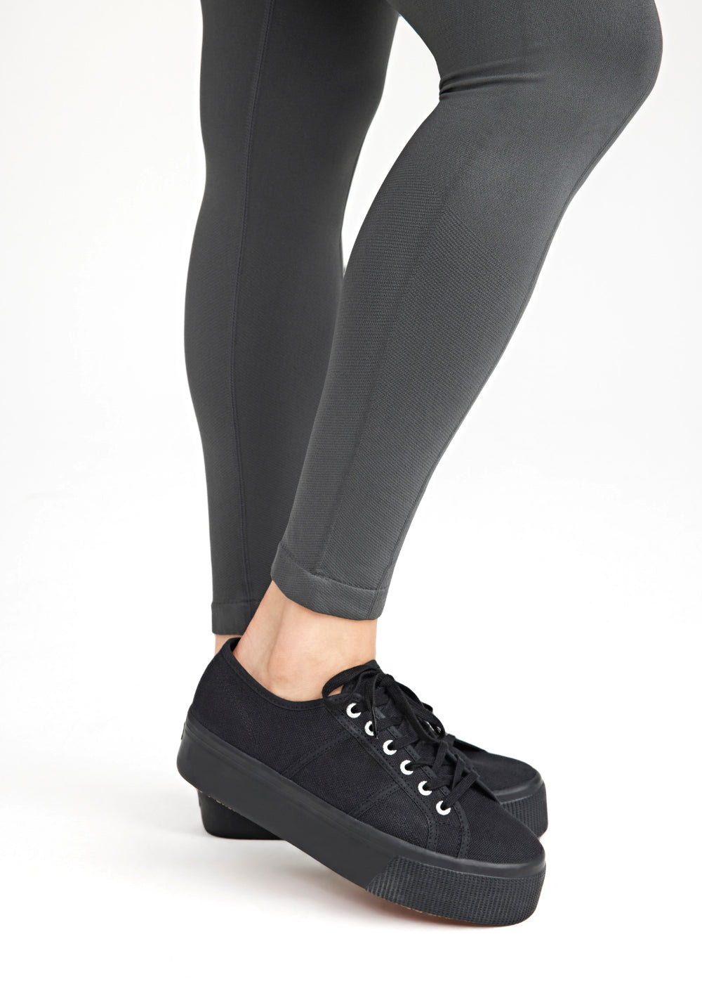 YUMMIE Jett Castlerock Grey Full Length Shaping Leggings Womens S / M / L /  XL