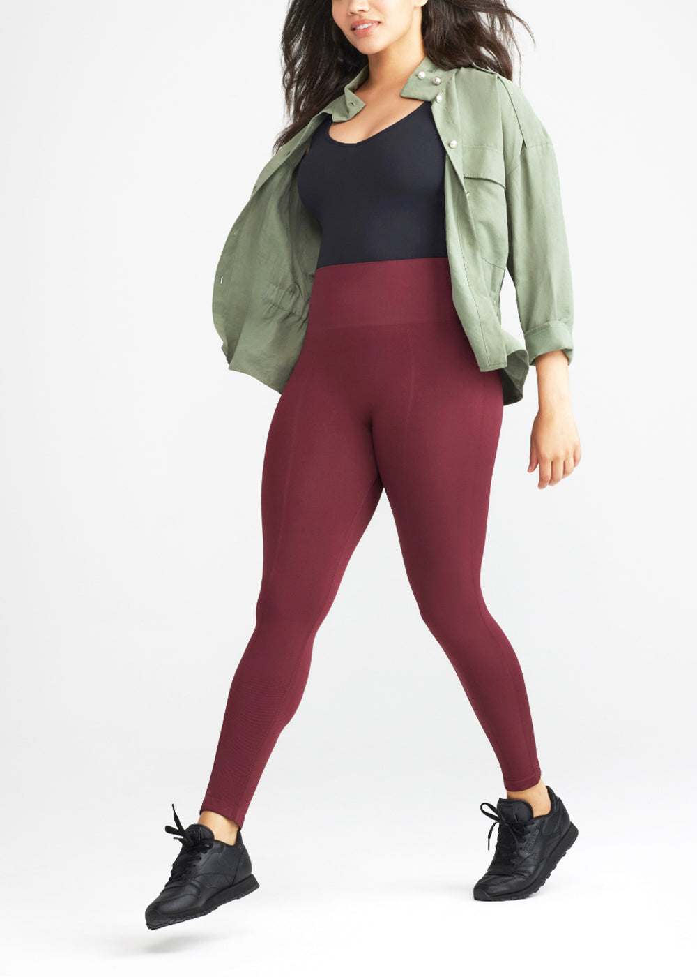 Seamless Shaping Legging from Yummie in Tawny Port  - 1