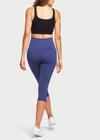 Morgan Seamless Cropped Capri Shaping Legging from Yummie in Deep Cobalt - 3