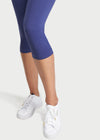 Morgan Seamless Cropped Capri Shaping Legging from Yummie in Deep Cobalt - 5