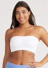 Bandeau Bra - Seamless from Yummie in White - 1