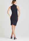 Mock Neck Smoothing Dress from Yummie in Black - 3