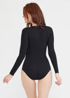 Long Sleeve Shaping Bodysuit - Cotton Seamless from Yummie in Black - 5