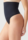 Seamless Solutions - High Waist Shaping Thong from Yummie in Black - 1