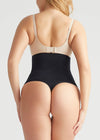 Seamless Solutions - High Waist Shaping Thong from Yummie in Black - 3