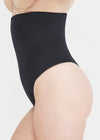 Seamless Solutions - High Waist Shaping Thong from Yummie in Black - 7