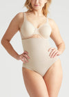 Seamless Solutions - High Waist Shaping Thong from Yummie in Nude - 2