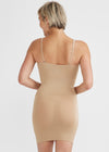 Bustless Zoned Shaping Slip with Adjustable Straps from Yummie in Almond - 3