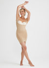 Bustless Zoned Shaping Slip with Adjustable Straps from Yummie in Almond - 1