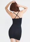 Bustless Zoned Shaping Slip with Adjustable Straps from Yummie in Black - 3