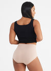 Joy Cotton Shaping Brief - Seamless from Yummie in Almond - 4