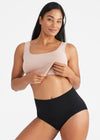 Joy Cotton Shaping Brief - Seamless from Yummie in Black - 8