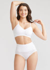 Joy Cotton Shaping Brief - Seamless from Yummie in White - 2