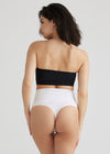 Alex Cotton Shaping Thong - Seamless from Yummie in White - 3