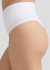 Alex Cotton Shaping Thong - Seamless from Yummie in White - 1