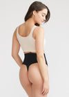 Fran Shaping Thong - Seamless from Yummie in Black - 3