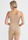 Sadie Shaping Tank w/ Removable Pads from Yummie in Almond - 5