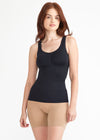 Sadie Shaping Tank w/ Removable Pads from Yummie in Black - 1