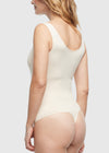 Ivy Shaping Thong Back Bodysuit - Seamless from Yummie in Ivy Shaping Thong Back Bodysuit - Seamless - 12