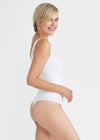 Ivy Shaping Thong Back Bodysuit - Seamless from Yummie in White - 3