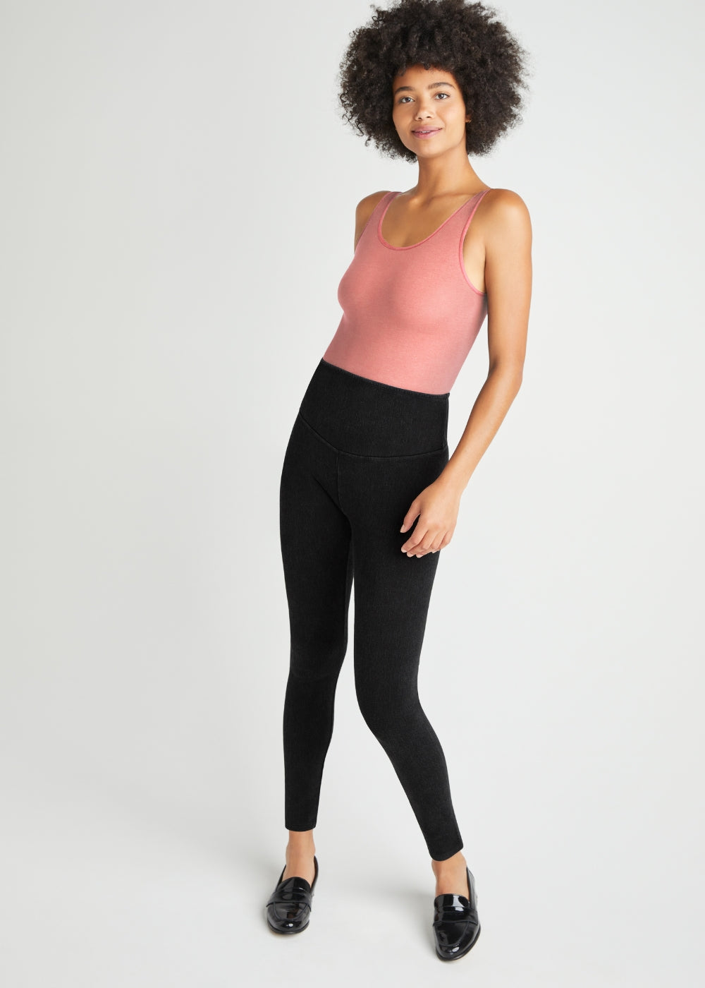 Define Seamless V-shape Tights Dusty Pink