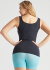 Non-Shaping Tank - Cotton Seamless from Yummie in Black - 4